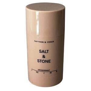 Salt & Stone Extra Strength Aluminum-Free Deodorant Saffron & Cedar 1oz/28g